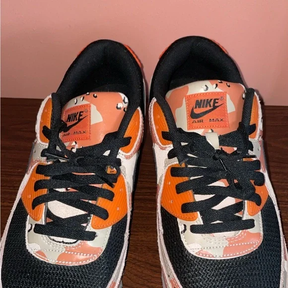 Nike Men’s Sneakers - Orange, Black, and Tan - Picture 6 of 8